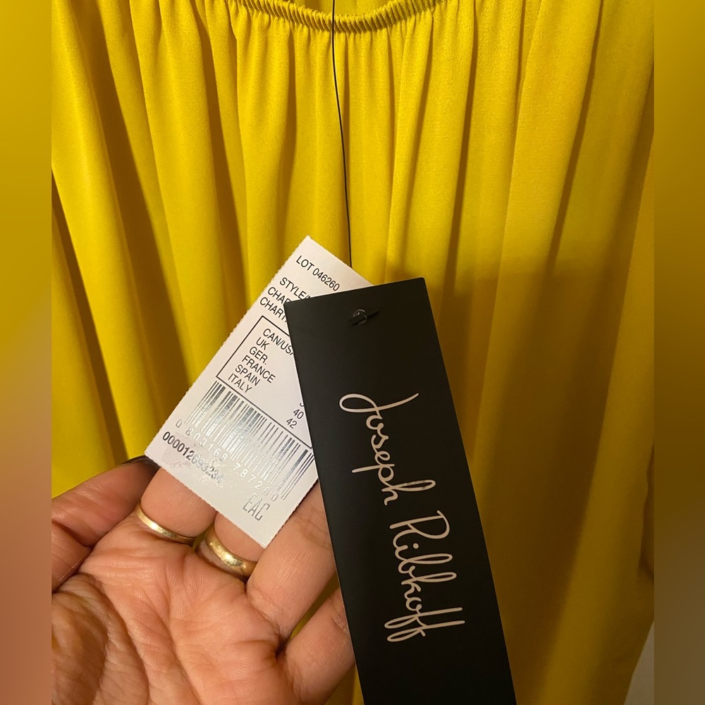 Joseph Ribkoff - NWT Chartreuse Tie Top